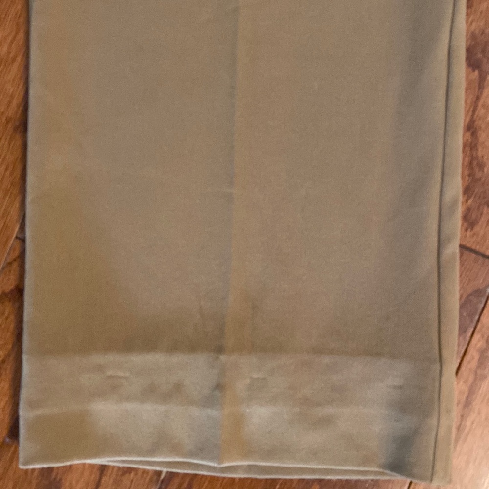 Catherine Stewart khaki size 10 pants- zips to the side - Picture 5 of 12